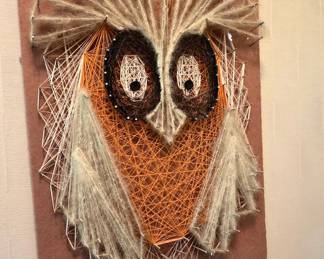 MCM owl string art