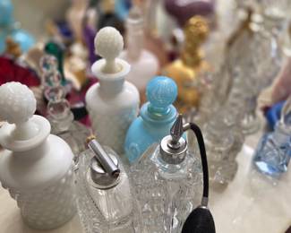 Antique and vintage perfume bottles
