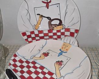 Italian chef themed kitchen decor