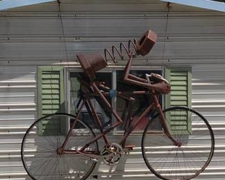 metal sculpture yard art