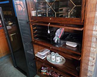 antique barrister bookcase