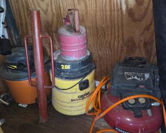 Spot vac. Compressor.