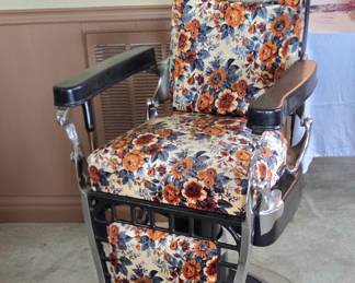Vintage Barber Chair Emil J. Paidar of Chicago.