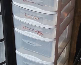 Plastic Drawer Storage Unit second image