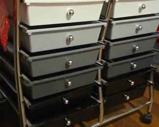 Rolling Drawer Storage Cart second image