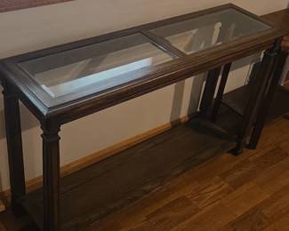 Console Table with Glass Top second image
