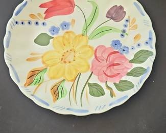 Blue Ridge Southern Pottery Waltz Time Plate