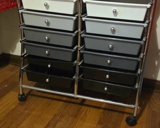Rolling Drawer Storage Cart