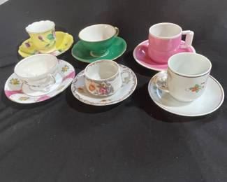 Assorted Teacup and Saucer Sets