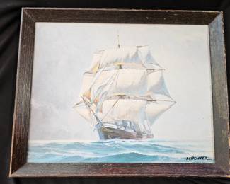 Nautical Ship Painting by Mitchell