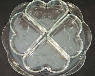 Pfaltzgraff Blossom Heart Divided Dish