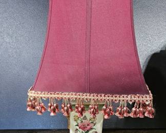 Floral Ceramic Table Lamp