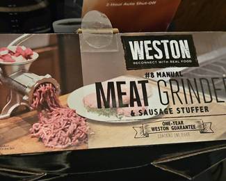 Manual Meat Grinder and Sausage Stuffer