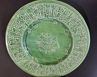 Bordallo Pinheiro Green Ivy Plate