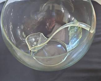 Glass Punch Bowl with Ladle