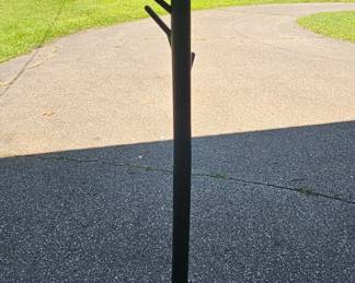 Black Wooden Coat Rack