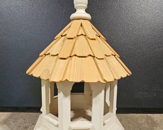 Wooden Gazebo Bird Feeder