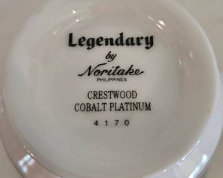 Noritake Crestwood Cobalt Platinum Dinnerware Set third image