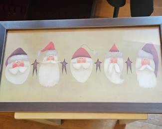 Framed Santa Art Print