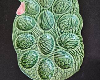 Rooster Egg Plate