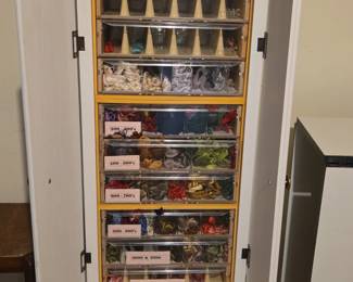 White Craft Storage Cabinet second image