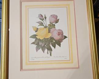 P.J. Redout Rose Print