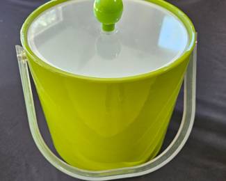 Retro Lime Green Ice Bucket