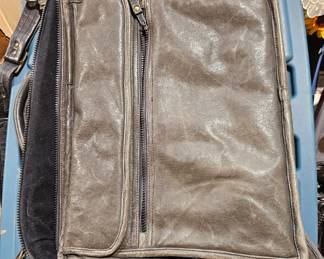 Distressed Leather Briefcase
