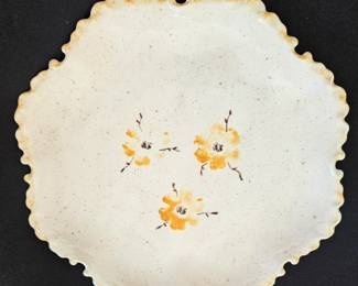 Floral Ceramic Plate