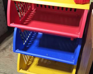 Tier Rolling Toy Organizer Bins second image