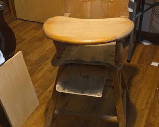 Wooden High Chair