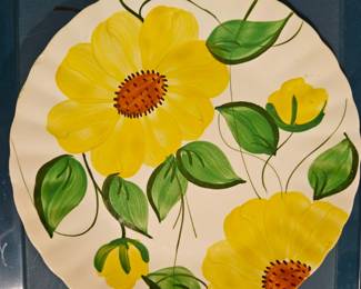 Blue Ridge Sunflower Plate