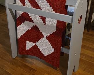 Wooden Quilt Rack