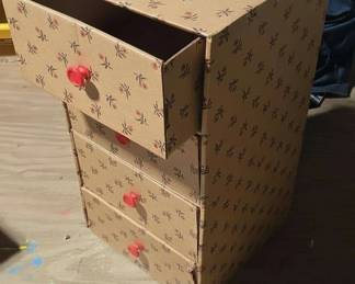 Vintage Cardboard Drawer Unit second image