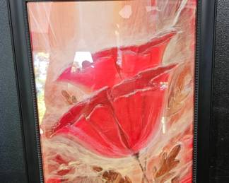 Red Tulip Painting