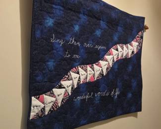 Inspirational Quilted Wall Hanging second image