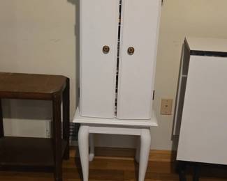 White Craft Storage Cabinet