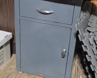 Vintage Metal Machinist Cabinet