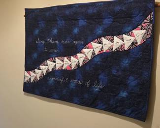 Inspirational Quilted Wall Hanging