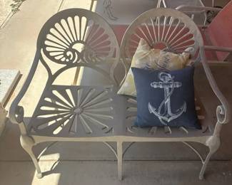 Iron Outdoor Bench