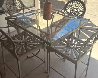 Iron Outdoor Table And Chairs