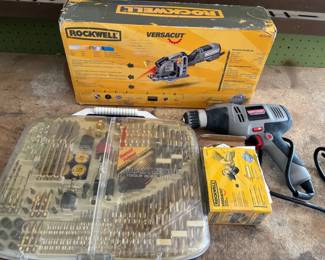 Rockwell Versa Cut Saw, Drill Bits, Craftsman Drill