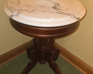 Victorian Marble Top Side Table