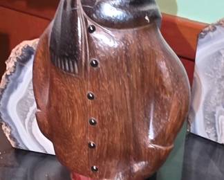 Hand Carved Pilot Sculpture