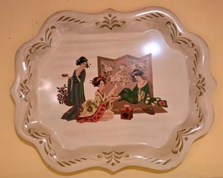 Geisha Metal Tray