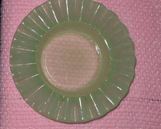 Green Jadite Dish