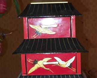 3 Tier Lacquer Music Box