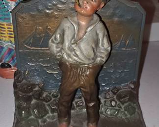 Metal baby Popeye Sculpture