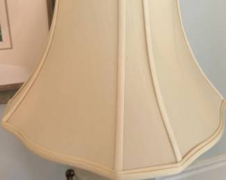 Classic Celadon Ceramic Table Lamp with Ring Handles