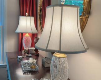 Hand-Cut Crystal Glandore Table Lamp Base